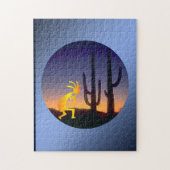 Cactus and Kokopelli Round Puzzle (Vertikal)