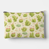 Cactus and Succulent Pattern Zubehörtasche (Rückseite)
