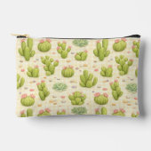 Cactus and Succulent Pattern Zubehörtasche (Vorderseite)