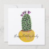 Cactus Animal Print Illustration (Vorderseite)