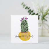 Cactus Animal Print Illustration (Stehend Vorderseite)