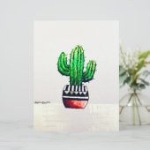 Cactus art (Stehend Vorderseite)