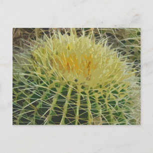 Cactus art #1 Postcard Postkarte