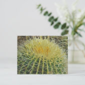 Cactus art #1 Postcard Postkarte (Stehend Vorderseite)