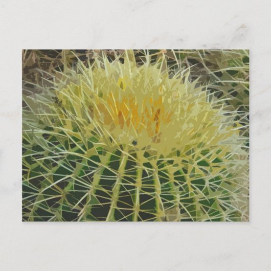 Cactus art #1 Postcard Postkarte (Vorderseite)