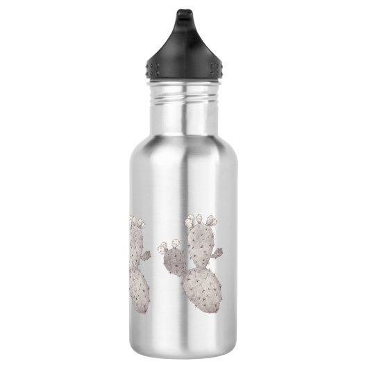 Cactus Art Edelstahlflasche (Rechts)