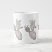 Cactus Art Jumbo-Tasse (Vorderseite)