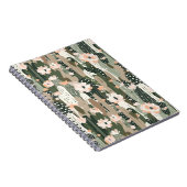 Cactus Art Unique Black Desert Glam Südwest Chic Notizblock (Rechte Seite)