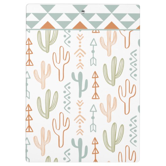 Cactus Aztec Western Folder Klemmbrett (Rückseite)