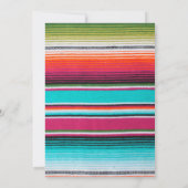 Cactus Baby Dusche Einladung Gold (Rückseite)