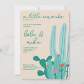 CACTUS BABY SHOWER EINLADUNG (Vorderseite)
