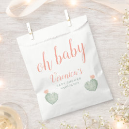 Cactus Baby Shower Fevor Bag Geschenktütchen