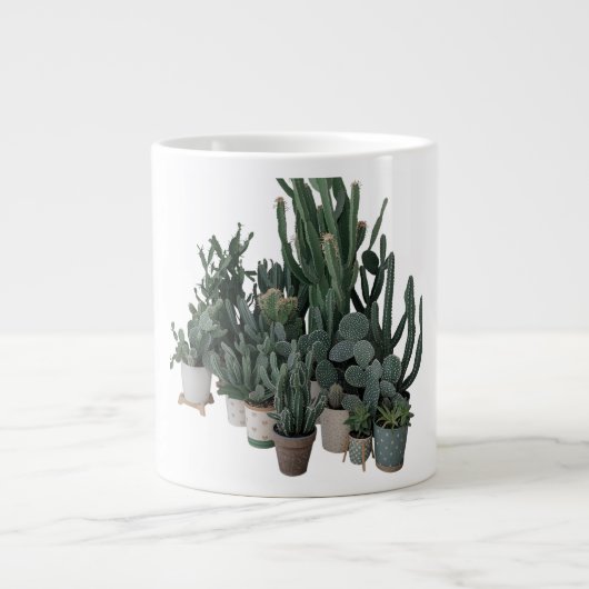 Cactus-Based Vegan Leather Supple Texture Jumbo-Tasse (Vorderseite)