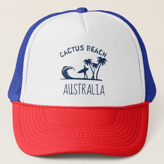 Cactus Beach Surfing Australien Truckerkappe (Vorderseite)