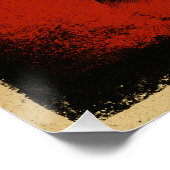 Cactus Berge und Abstrait Poster (Ecke)