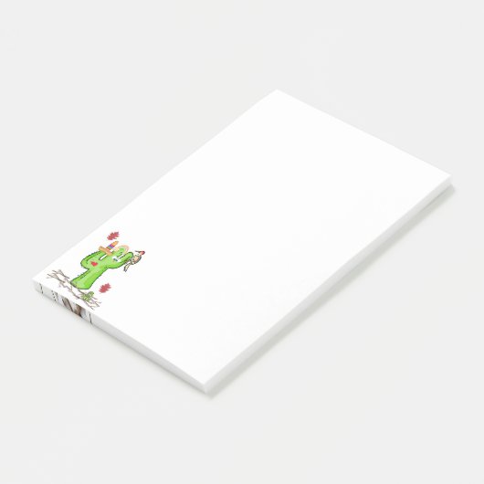 Cactus Bird Notes Post-it Klebezettel (angewinkelt)