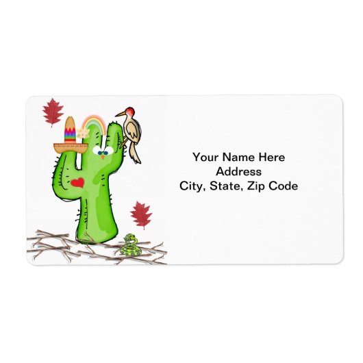 Cactus Bird Snake Labels (Vorne)
