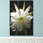 Cactus Bloom Leinwanddruck (Insitu (Holzboden))