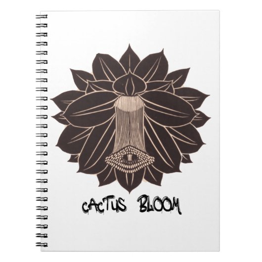 Cactus Bloom Notizblock (Vorderseite)