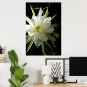 Cactus Bloom Poster (Heimbüro)