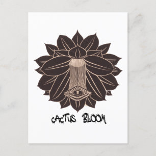 Cactus Bloom Postkarte