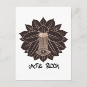 Cactus Bloom Postkarte (Vorderseite)