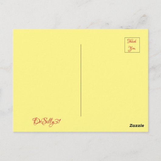 Cactus Bloom Postkarte (Rückseite)