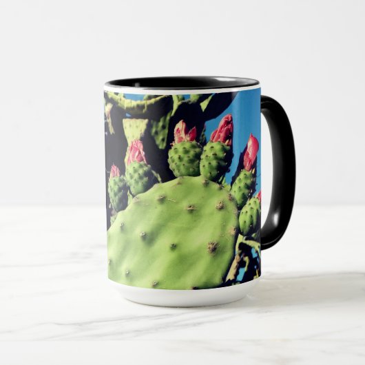 Cactus Bloom, Saguaro Fotografy Tasse (VorderseiteRechts)