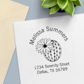 Cactus Blume Arch Address Permastempel