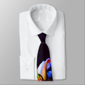 "Cactus Blume at Sunset #85" Krawatte (Gebunden)