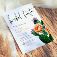 Cactus Blume Bold Colorful Fiesta Brautparty