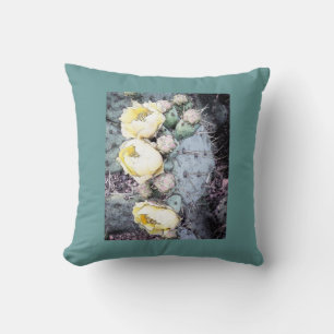 Cactus Blume Digitale Kunst Kissen