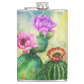 Cactus Blume Flask Flachmann (Vorderseite)