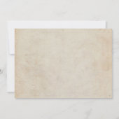 Cactus Blume Hochzeit Einladung (Rückseite)