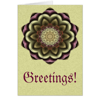 Cactus Blume Kaleidoscope Mandala