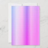 Cactus Blume Kinderdusche Einladung (Rückseite)