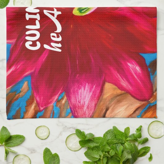 Cactus Blume Küchentuch (Gefaltet)