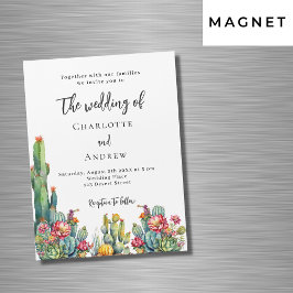 Cactus Blume Magneteinladung