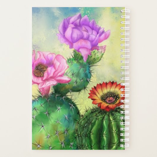 Cactus Blume Planner Planer (Rückseite)