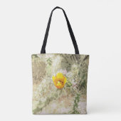 Cactus Blume Tote Bag Tasche (Rückseite)