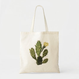 Cactus Blume Vintag Zeichnend Tote Bag Tragetasche