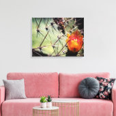 Cactus Blume Wrapped Canvas Leinwanddruck (Insitu (Wohnzimmer))