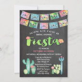 Cactus Brautparty Mexican Fiesta Einladung (Vorderseite)