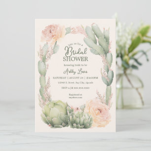 Cactus Bridal Dusche Einladung, fiesta bridal Einladung