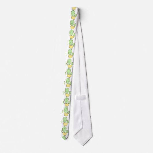 Cactus Cacti Neck Tie Krawatte (Rückseite)
