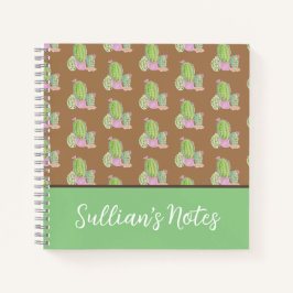 Cactus Cacti Pflanze Erinnerung Notebook Notizblock