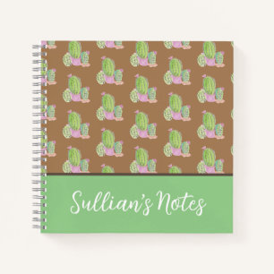 Cactus Cacti Pflanze Erinnerung Notebook Notizblock