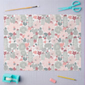 Cactus Cacti Pink Mint Sukkulturen Seidenpapier (Basteln)