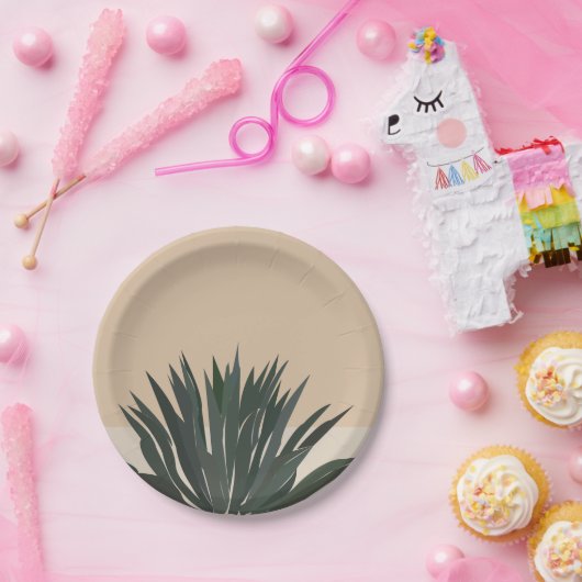 Cactus Cacti Succulent Cactus Party Pappteller (Party)