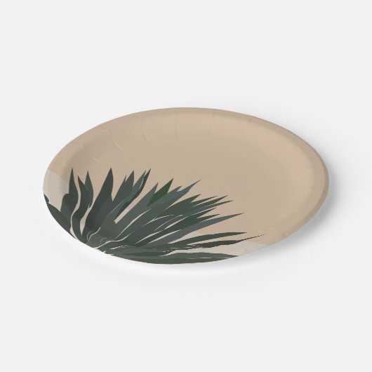 Cactus Cacti Succulent Cactus Party Pappteller (Schrägansicht)